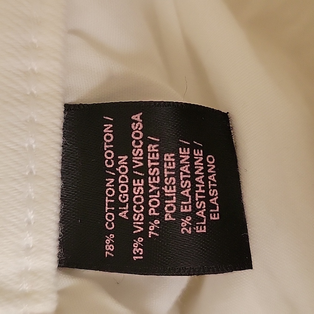 Victoria Secret High Rise, Distressed, White Denim Angel Wings Shorts Size 0 - Picture 6 of 12
